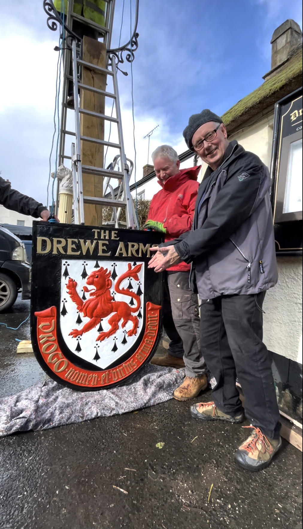 Exciting news for Drewsteignton as the Drewe Arms is set to re